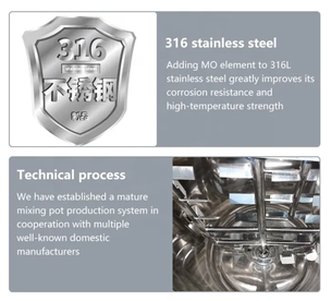 Stainless Steel Liquid Soap Mixer Homogenizer