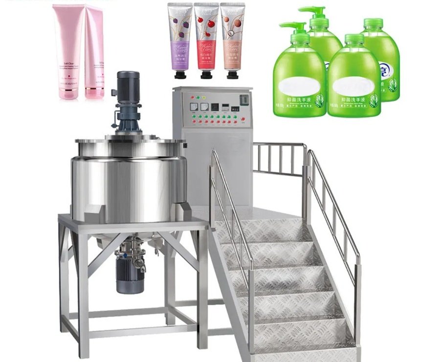 Agitator Liquid Soap Mixer Homogenizer Machine